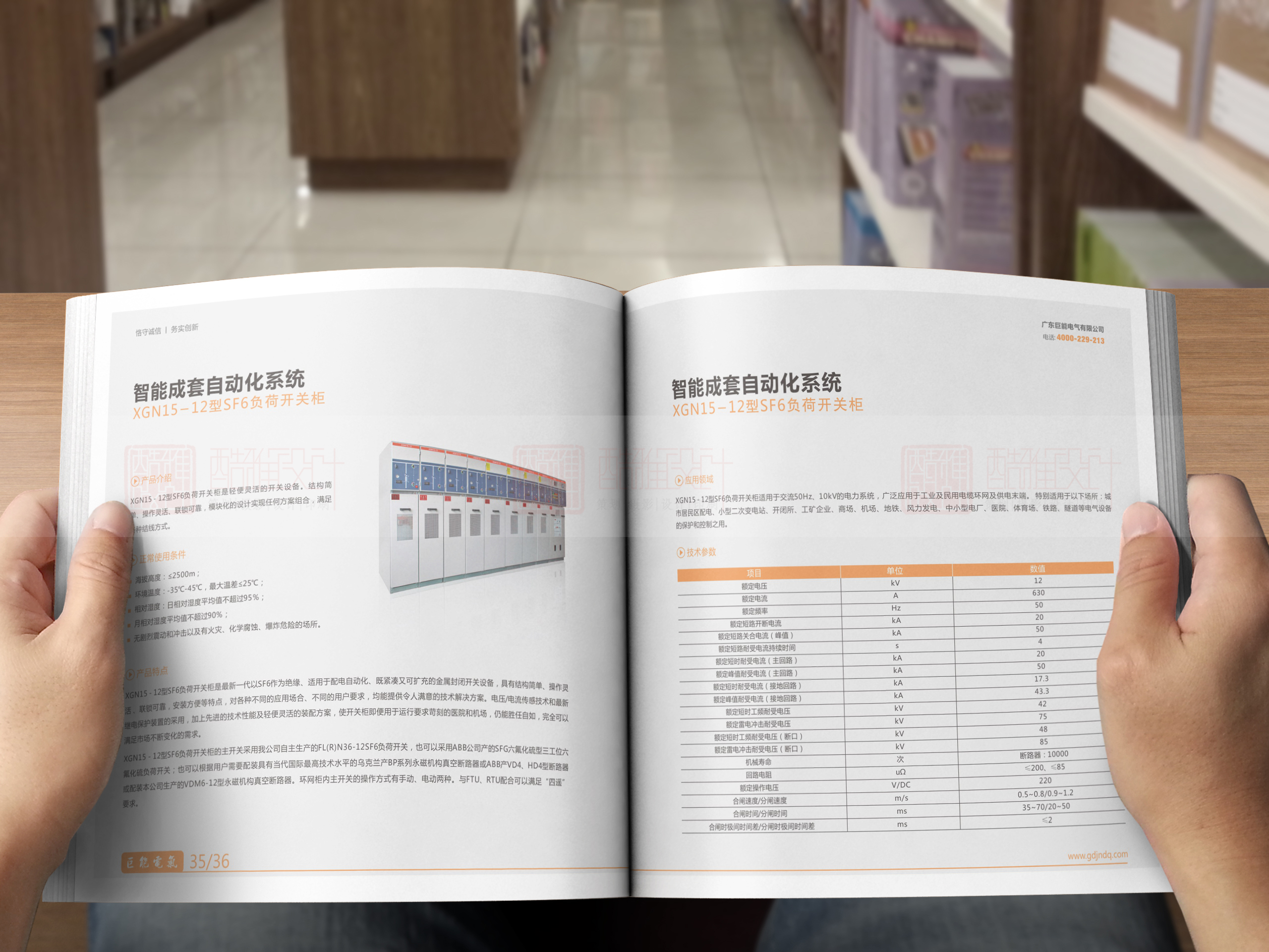 XGN15-12 SF6負(fù)載開(kāi)關(guān)柜圖畫(huà)書(shū)設(shè)計(jì)案例