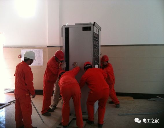 一條完成開關(guān)柜安裝，電纜橋架施工，電纜敷設(shè)及布線施工，照明配電箱施工