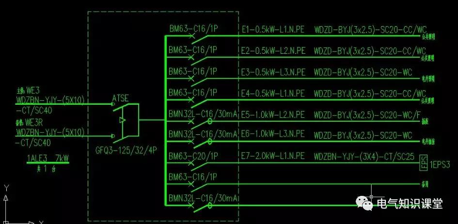 配電箱系統圖中的字母是什么意思？教你如何閱讀配電箱系統圖！